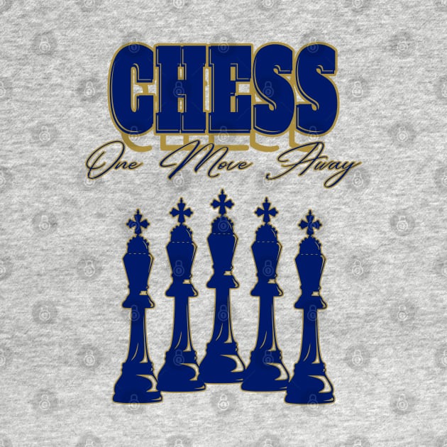 Chess Kings One Move Away by AuburnQuailart